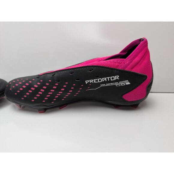 Adidas Predator Accuracy.3 FG J Soccer Black Pink GW4609 Girls Youth Size 4 - Picture 6 of 13